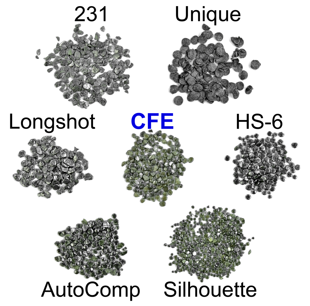A comparison of Hodgdon CFE with similar powders. (click to enlarge)